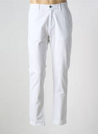 Pantalon chino elasticitate talie joasă alb DO REGO & NOVOA bărbat