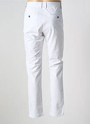 Pantalon chino elasticitate talie joasă alb DO REGO & NOVOA bărbat