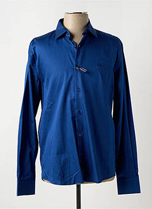 Cămașă cu mâneci lungi albastru VERSACE 1969 ABBIGLIAMENTO SPORTIVO SRL bărbat