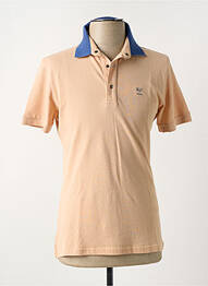 Polo elasticitate mâneci scurte bej VERSACE 1969 ABBIGLIAMENTO SPORTIVO SRL bărbat