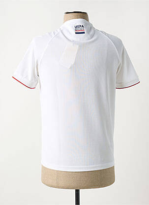 Tricou croială cambrată mâneci scurte alb U.S. POLO ASSN bărbat