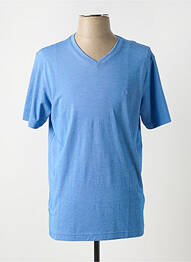 Tricou croială cambrată mâneci scurte albastru RAGMAN homme