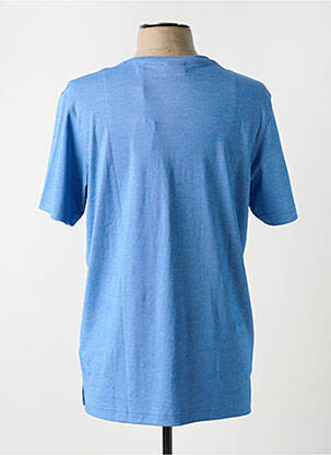 Tricou croială cambrată mâneci scurte albastru RAGMAN bărbat