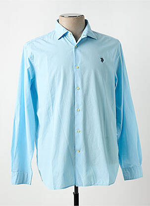 Cămașă cu mâneci lungi albastru U.S. POLO ASSN bărbat