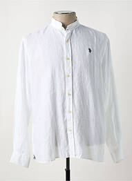 Cămașă cu mâneci lungi croială cambrată alb U.S. POLO ASSN homme