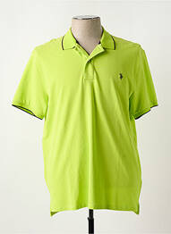 Polo croială dreaptă mâneci scurte verde U.S. POLO ASSN homme