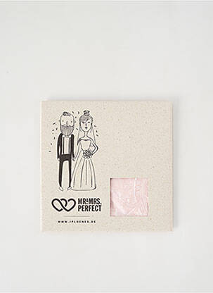 Eșarfă efect material satinat roz MR&MRS PERFECT bărbat