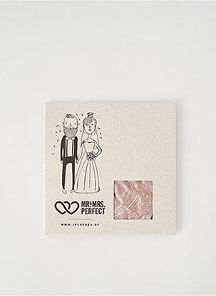 Eșarfă efect material satinat maro MR&MRS PERFECT bărbat