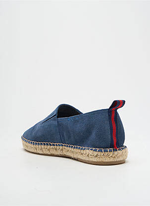 Espadrile nubuc vârf rotund albastru COCKTAIL bărbat