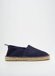 Espadrile nubuc vârf rotund albastru COCKTAIL homme