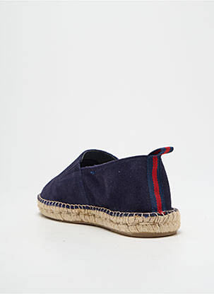 Espadrile nubuc vârf rotund albastru COCKTAIL bărbat