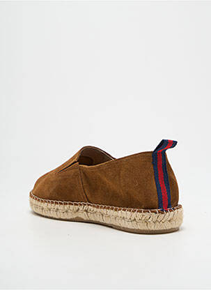Espadrile nubuc vârf rotund maro COCKTAIL bărbat