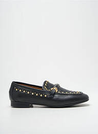 Mocasini material neted toc plat până la 3 cm negru MJUS femeie