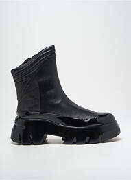 Botine/ghete material neted toc de 4 la 6 cm negru JEANNOT femme