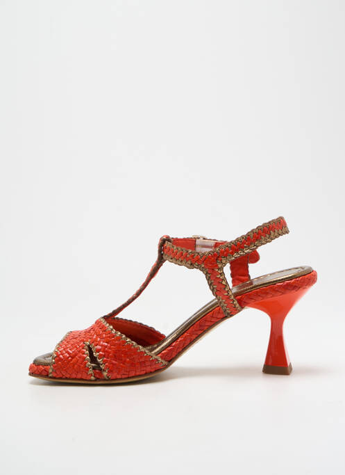 Sandale/Pantofi decupați portocaliu PONS QUINTANA femeie