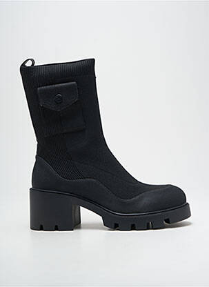 Botine/ghete toc mic toc de 4 la 6 cm negru NOA HARMON femeie