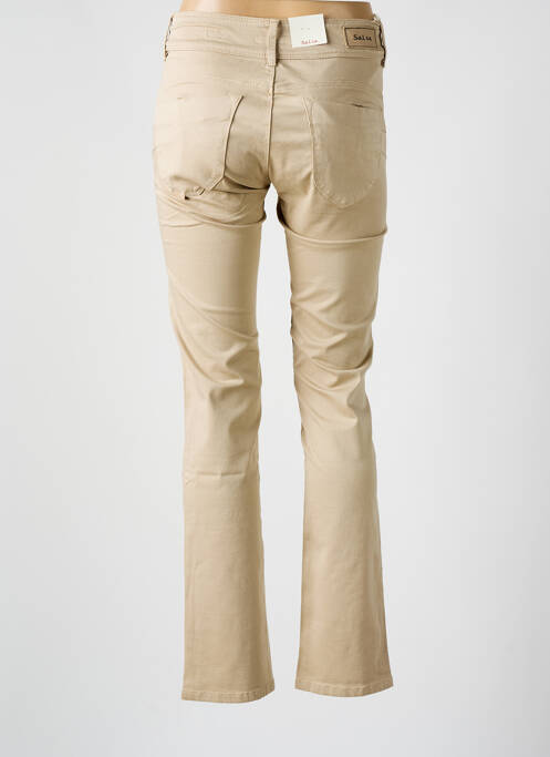 Pantalon drept bej SALSA femeie