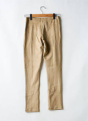 Pantalon slim talie elastică mărime normală bej LAURIE & JOE femeie