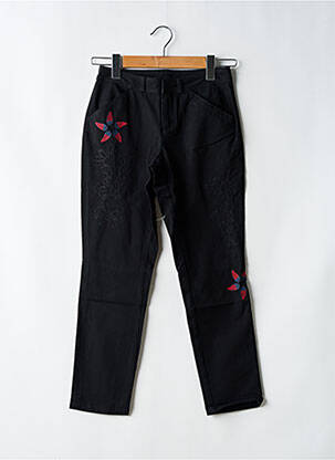 Pantalon trei sferturi elasticitate mărime normală negru DESIGUAL femeie