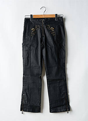Pantalon trei sferturi negru DESIGUAL femeie