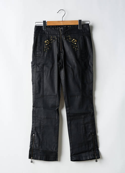 Pantalon trei sferturi negru DESIGUAL femeie