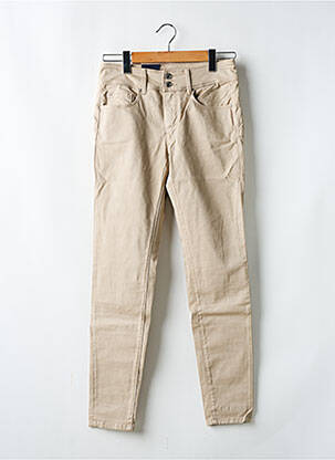 Blugi cu croială slim bej SALSA femeie