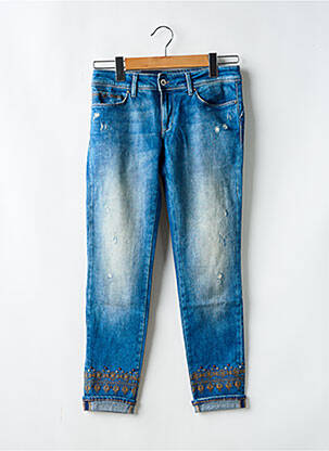 Blugi cu croială slim albastru SALSA femeie