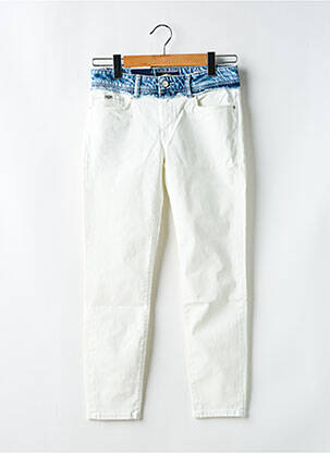 Blugi cu croială slim alb SALSA femeie