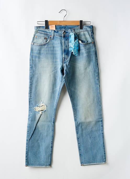 Blugi cu croială dreaptă albastru LEVIS femeie