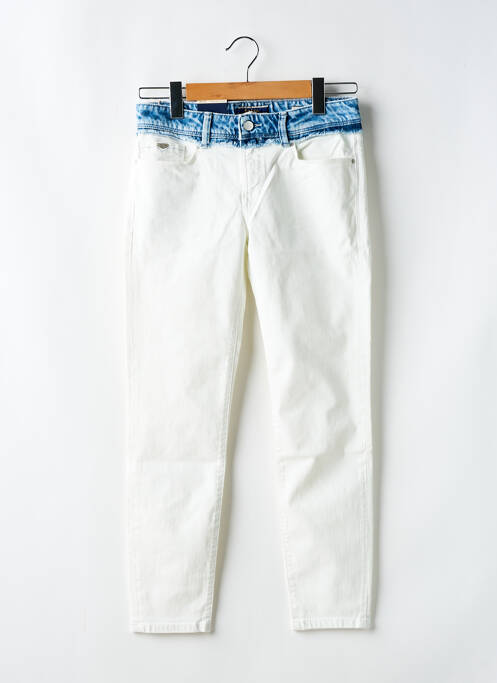 Blugi cu croială slim alb SALSA femeie