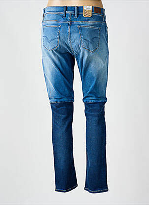 Blugi cu croială slim efect uzat decolorat mărime normală albastru LEE COOPER femeie