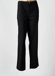 Pantalon slim țesătură poplin mărime normală negru KANOPE femme