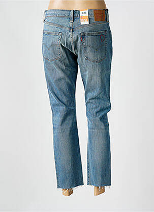 Blugi cu croială dreaptă efect uzat decolorat mărime normală albastru LEVI'S femeie