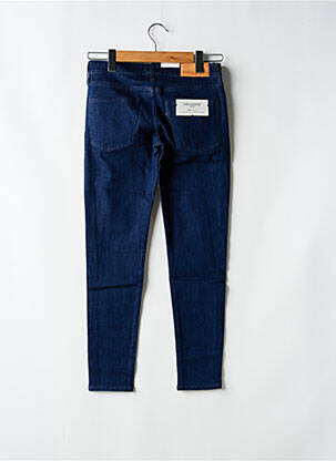 Blugi skinny țesătură brută talie joasă albastru LEVI'S femeie