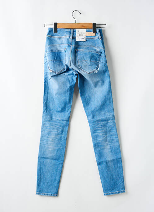 Blugi skinny efect uzat decolorat mărime normală albastru SALSA femme