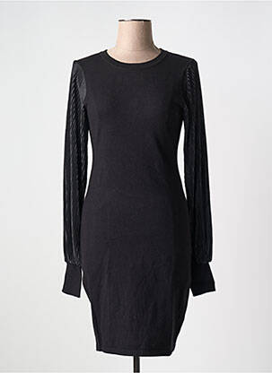 Rochie pulover elasticitate mâneci lungi negru MOLLY BRACKEN femeie