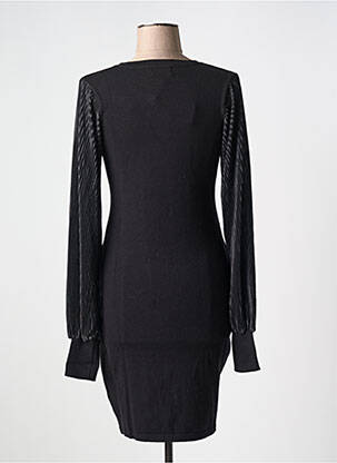 Rochie pulover elasticitate mâneci lungi negru MOLLY BRACKEN femeie