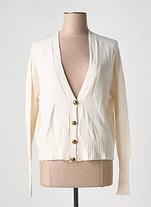 Vestă cu mâneci lungi bej PAKO LITTO femeie