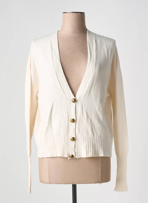 Vestă cu mâneci lungi bej PAKO LITTO femeie