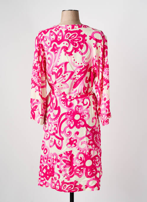 Rochie midi roz LA FEE MARABOUTEE femeie