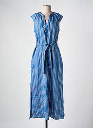 Rochie lungă fără mâneci fără mâneci albastru LA FEE MARABOUTEE femeie