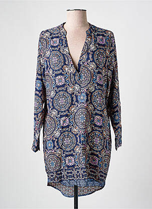 Rochie scurtă mâneci lungi mâneci lungi albastru MOLLY BRACKEN femeie