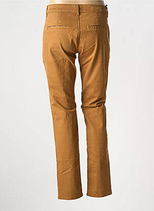Pantalon chino elasticitate mărime normală maro HAPPY bărbat