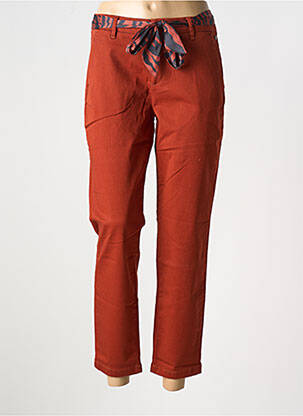 Pantalon 7/8 elasticitate mărime normală portocalie FREEMAN T.PORTER femeie