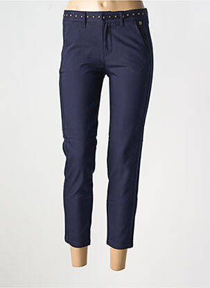 Pantalon 7/8 elasticitate mărime normală albastru FREEMAN T.PORTER femeie