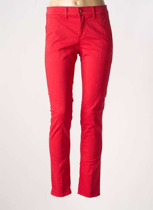 Pantalon chino roșu HAPPY femeie