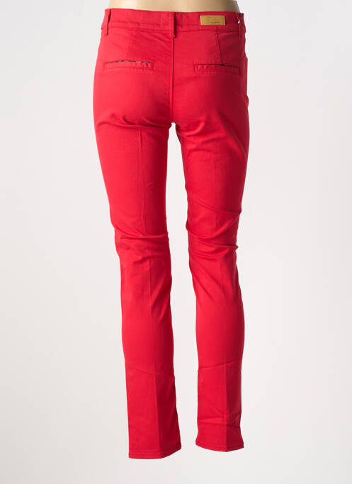 Pantalon chino roșu HAPPY femeie