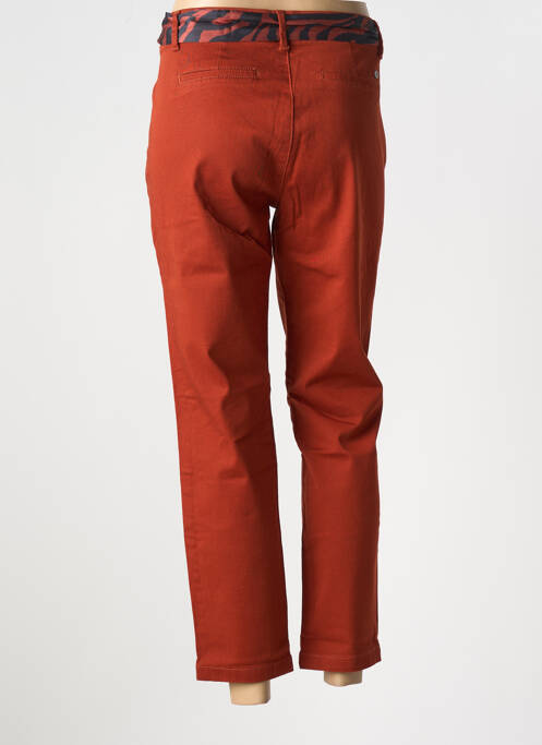 Pantalon 7/8 elasticitate mărime normală portocaliu FREEMAN T.PORTER femme