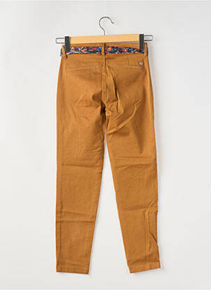 Pantalon chino țesătură poplin mărime normală maro FREEMAN T.PORTER femeie
