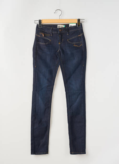 Blugi cu croială slim albastru FREEMAN T.PORTER femeie